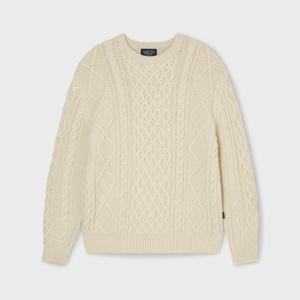 [AK분당점] [후아유] Steve Aran Cable Loose-fit Sweater(U) WHKAF4T73U