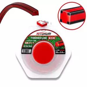 히토후리 예초기 사각날 줄 나일론날 35Mx3mm 잔디 잡초