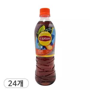 립톤 제로 복숭아 아이스티 500ml x 24개