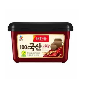 CJ 해찬들 100% 국산고추장 1kg 1개