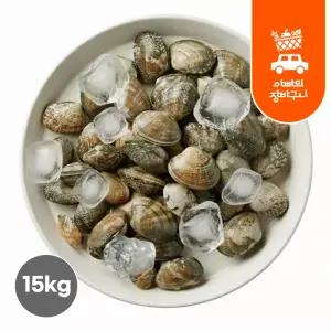 냉동 피바지락 15kg (500gX30) 해감 바지락 세척 술찜 칼국수 조개 업소용