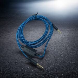 Astro A10 A30 A40 A50 헤드셋 연장 케이블 (2M) - PS5 PS4 컨트롤러용 음소거 및 볼륨 조절 기능 포함