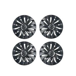 모델 휠에 프로텍터 허브 키트 교체 외장 커버 호환되는 허브캡 4PCS 스티어링 19인치