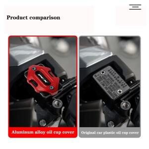 혼다 PCX160 pcx 액세서리용 오토바이 CNC 프론트 브레이크 리저버 오일 컵 캡