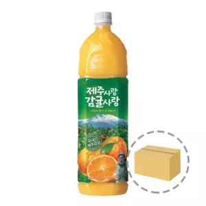 롯데칠성음료 제주사랑 감귤사랑 1.5L (6개입)