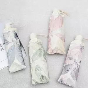 자외선차단 양산 나뭇잎 레이스 자수 UV차단 선블록