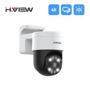 H.View-Cctv 보안 Poe Ip 카메라, Ptz 5Mp 8mp 4K 돔 야외 오디오 비디오 감시 Nvr 시스템 Xmeye
