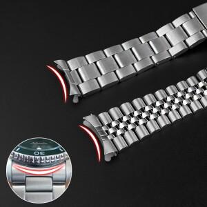 세이코 No.5 솔리드 스테인레스 스틸 밴드 호환 용   20mm SKX007 SRPD63K1 쥬빌리 곡선 엔드