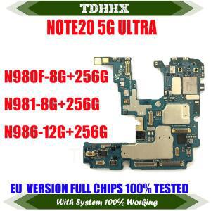 256GB + 12GB 128GB + 8GB RAM 노트 20 5G 울트라 N980F N981B N986B N981U N986U EU 미국 버전 마더보드