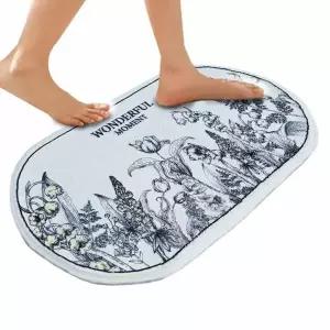 그레이튤립 발매트 주방 욕실 현관 침실 발판 패드 40x60 화장실 물빠짐