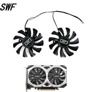 그래픽카드써멀 MSI GeForce GTX 1650 SUPER VENTUS XS 그래픽 카드용 HA8010H12F 냉각 선풍기 선풍기 쿨러 75mm