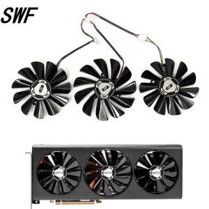 그래픽카드써멀 비디오 카드 냉각 선풍기 XFX Radeon RX 5700XT 5600XT Thicc III 그래픽 쿨러 95mm 85mm CF1010U12S CF9015H12S
