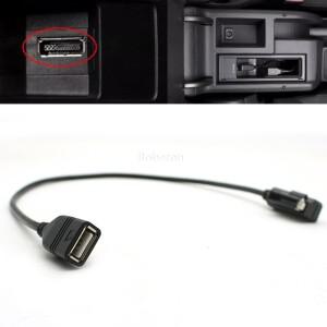 USB AUX 케이블 자동차 음악 MDI MMI AMI to 암 인터페이스 오디오 어댑터 데이터 와이어 VW MK5 AUDI A3 A