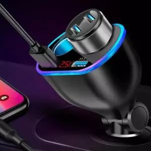 시거잭 고속충전 거치대 충전기 차량용 듀얼포트 스마트폰충전 USB