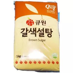 황설탕(삼양 3K) 식자재 대용량 업소용 중백당 황설탕 갈색설탕