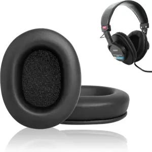 소니 MDR-7506 MDR-CD900ST 헤드폰용 홉파워 교체 이어패드 고밀도 소음 차단 폼이 있는 쿠션 두께 추가