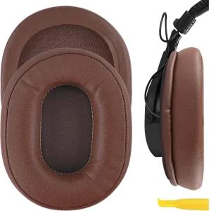 소니 MDR-7506 MDR-MV1 MDR-M1ST MDR-CD900ST 헤드폰용 지크리아 교체 이어 패드 수리 부품 브라운