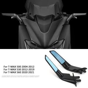 TMAX 530 2012-2019 T-Max560 2020  바이크 오토바이 백미러 투명 스포츠 윙렛 윈드 윙 키트 (T-MAX 500 20