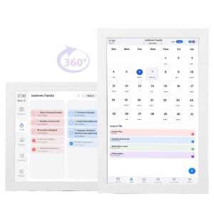 10.1인치 디지털 캘린더 가족 플래너 할일표 인터랙티브 전자 가족 캘린더 디지털 사진 액자