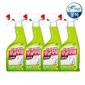 무균무때 청소세제 곰팡이용 750ml 용기 x 4개