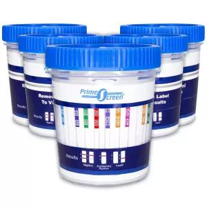 프라임 스크린 12 패널 약물 검사 키트 - 즉시 소변 THC AMP BZO COC mAMP MOP/OPI 300 차단 수준 MTD OXY