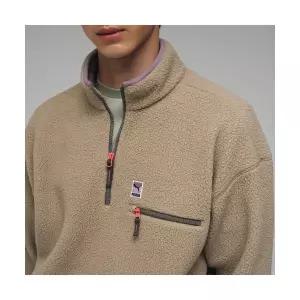 [푸마]52949102 남성 긴소매 티셔츠 플리스 하프집업 티 U Fleece Half zip Tee 55997