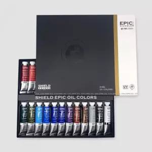 쉴드 에픽 유화 물감 세트 20ml 24색 유화용물감 전문가용물감 (WE7792B)