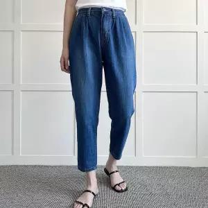 빅사이즈 605 데일리밴딩데님배기팬츠 DLOP540