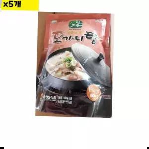 즉석요리 식자재 도매 도가니탕 실온 선봉 600g x5개