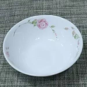 핑크장미 도자기 냉면기 1P 대접 탕기 국그릇 면기 다용도 볼 식기
