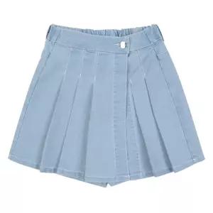[JCB주니어] 데님 플리츠랩 큐롯 스커트 JBT0T341GST_TB