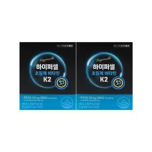 [셀러허브]뉴트리코어 하이퍼셀 초임계 비타민 K2 300mg x 30정 x 2박스 (S47567802)