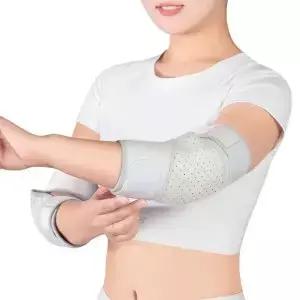 팔꿈치 패드 스트랩 조절 가능한 슬리브 통기성 있는 천공 보호 테니스 골프 공 지지대