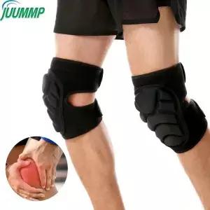 쌍 무릎 팔꿈치 패드 사이클링 스키 스노우 보드 롤러 스케이트 익스트림 스포츠 보호 장비 Kneepad 지원