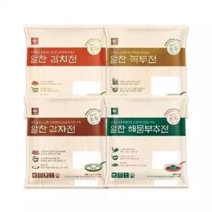사옹원 해물부추전+녹두전+ 감자전+ 김치전 4종 4kg