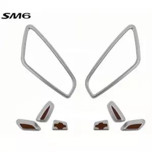 SM6 시트 레버 크롬 커버 몰딩 송풍구 튜닝 스티커