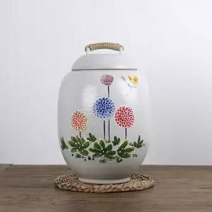 고품질 국산 민들레 쌀독 쌀통 10kg 소금항아리 현관소금 쌀독 쌀...