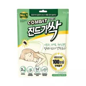 컴배트 진드기싹 시트 4개입 집먼지 침대 퇴치제 방충 가정용 살충제