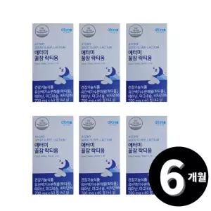 애터미 꿀잠 락티움 유단백가수분해물 60정, 6개