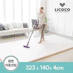 [매트 클리너 증정]리코코 프리미엄 양면 이중코팅 원피스매트 놀이매트 323x140x4cm