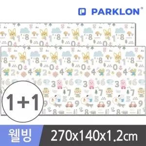파크론 1+1 뽀로로 숫자놀이 웰빙 놀이방매트 270x140x1.2cm