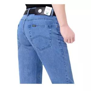 여름 편한 중년 팬츠 청바지 남성 얇은 데님 아빠 남자 스판 와이드 스트레이트 데님팬츠 진