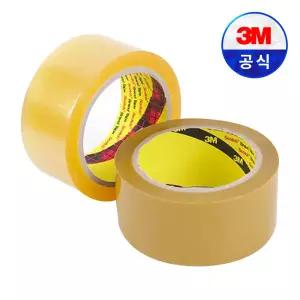 3M 박스 포장 테이프 372KS OPP 택배 미색 투명