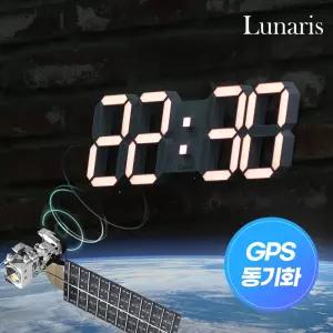 국산 루나리스 위성 GPS 수신 인테리어 LED 벽시계 38cm / 구매평 이벤트