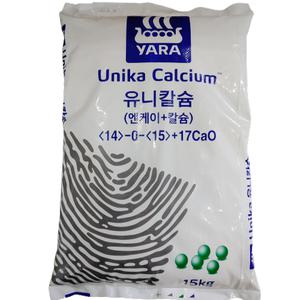 [한국농자재유통] 야라 유니칼슘(15KG) 칼슘비료, 고효율 복합비료, 수확량증대, 상품성향상