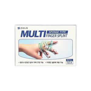건강누리 멀티핑거 2호 5개입 Multi Finger Splint / 손가락 보호대 스프린트 리필형