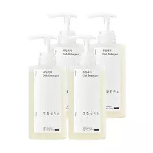 [생활공작소] 주방세제 750ml 4개 / (쌀뜨물/자몽 택1)