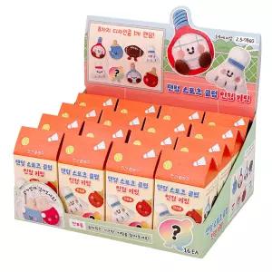 랜덤 스포츠 클럽 인형 키링 16개(박스) 다이어리 핸드폰 가방 열쇠 고리 친구 단체 선물