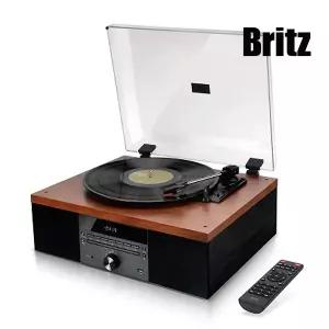 [브리츠] BZ-TP5000 턴테이블 빈티지 블루투스 CD 올인원 스피커 Britz