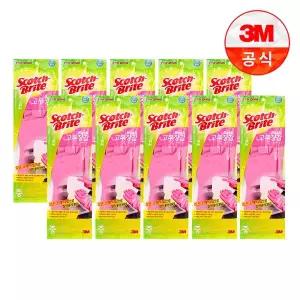 [3M] 베이직 고무장갑(중) 10개세트